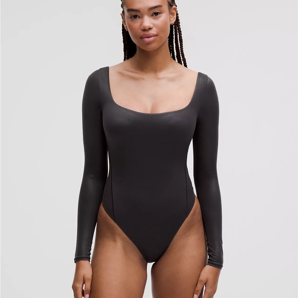 lululemon athletica Black Long Sleeve bodysuit